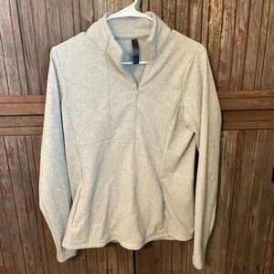 Women’s Kyodan Outdoor Herringbone Quarter Zip Neutral Athleisure Long Sleeve